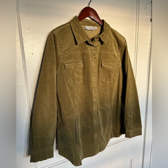 Joan Rivers Cotton Corduroy Shirt - Picture 3 of 12